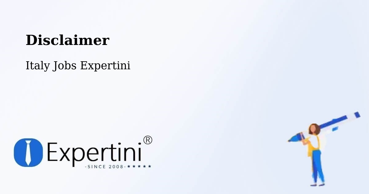 Disclaimer – Castro - Italy Jobs Expertini